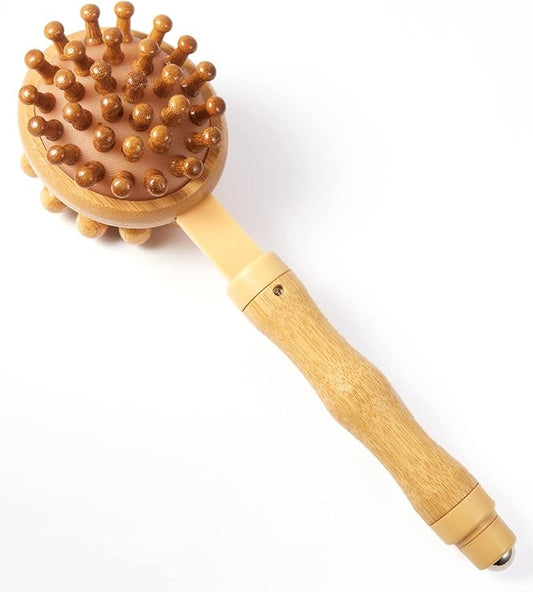 Massage Hammer, Retractable Double-Sided Manual Percussion, Body Relaxation Massager, Especially for Back, Neck and Hands, etc. (3.2 inches W*11.6 inches L)