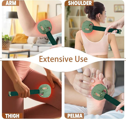 Lymphatic Drainage Tool-Cellulite Massage Tool Back Pain Massage Hammer Manual Back Massagers Lymphatic Drainage Hammer 2PCS (Green)