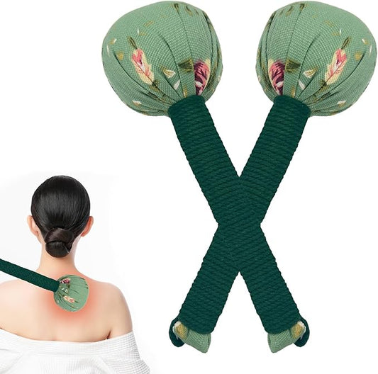 Lymphatic Drainage Tool-Cellulite Massage Tool Back Pain Massage Hammer Manual Back Massagers Lymphatic Drainage Hammer 2PCS (Green)