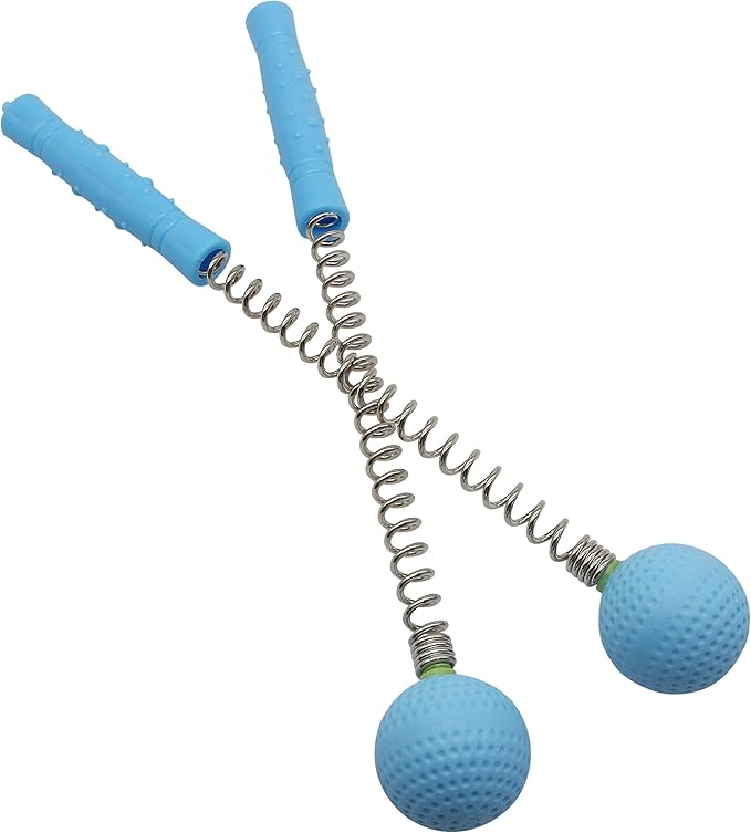 Massager Ball Hammer(2-Pack) Hammer Stick Manual Beat Golf Ball Massager Back Shoulder Massage Full Body Reduce Fatigue Pain(Blue)